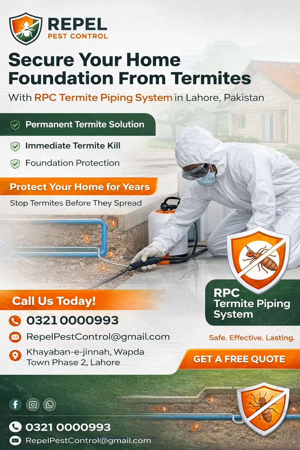 Protect your home from termites with repel pest control