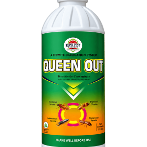 Queen Out Termite Treatment Bottle